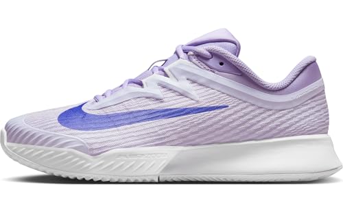 Nike Vapor Pro 3 Women's Clay Court Tennis Shoes (HQ6030-500, Amethyst Tint/Hydrangeas/White/Deep Night)