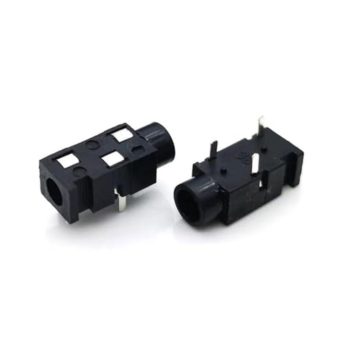 Conectores hembra de 3,5 mm PJ-320, 10 jacks estéreo de 3 pines DIP ideales para proyectos de audio