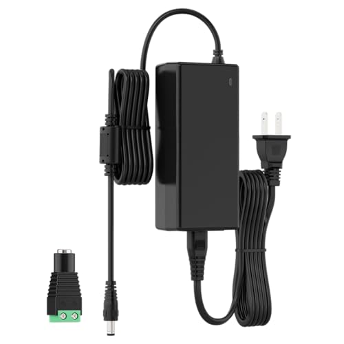 BTF-LIGHTING 12V 6A 72W Power Supply Adapter ETL Listed 100-240V AC to 12V DC Converter Class 2 Power Supply, 5.5x2.1mm Jack for for Low Voltage LED Strip Lights, CCTV, Router, Electronics