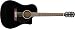 Fender Solid Top Dreadnought Acoustic-Electric Guitar, Walnut Fingerboard - Black, CD-60SCE
