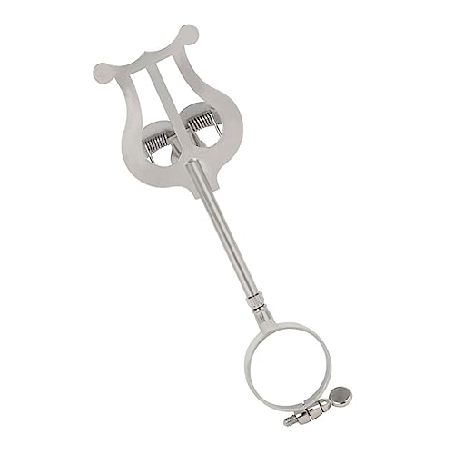 Levemolo Music Stand for Sheet Music Marching Band Clamp Portable Instrument Holder