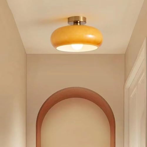 Plafonnier suspendu doré luminaire de plafond encastré de 11 pouces