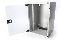 DIGITUS Netzwerk-Schrank 10-Zoll - 9HE - Wandmontage - HxBxT 464x312x300mm - Traglast 30kg - Nutztiefe 240mm - Grau – Ansicht 2