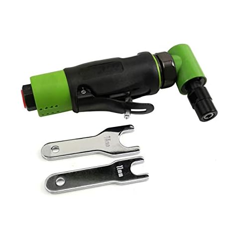 Dynamic Power 1/4-IN" Pneumatic Drive Angle Die Grinders,GREEN. D-313951 Cover