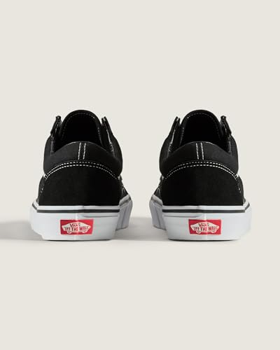 Vans Old Skool (Suede/Canvas), Zapatillas deportivas Unisex niños, Negro Black True White, 38 EU