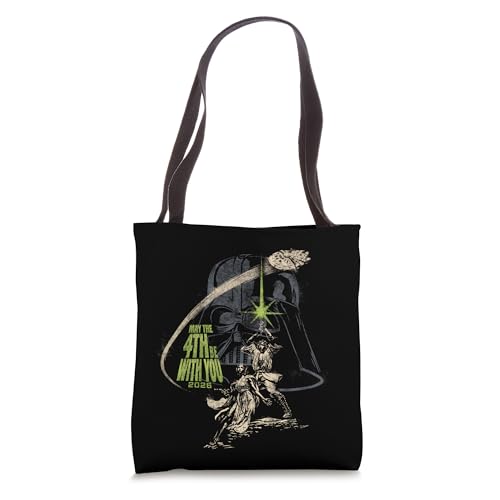 Star Wars May the 4th Be With You 2026 Vintage Distressed Tote Bag