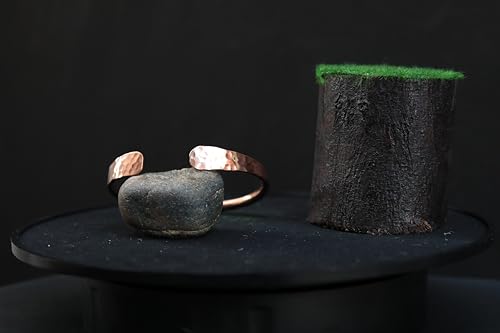 Image of Copper Cuff Bracelet Handmade Jewelry For Men And Women 100% Solid Uncoated Copper