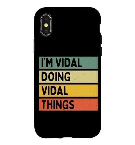 I'm Vidal Doing Vidal Things �ʔ������� �X�}�z�P�[�X iPhone X/XS �p