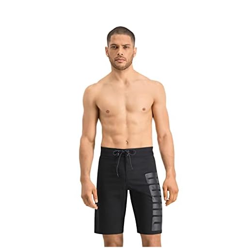 PUMA Herren Lange Boardshorts, Black, M