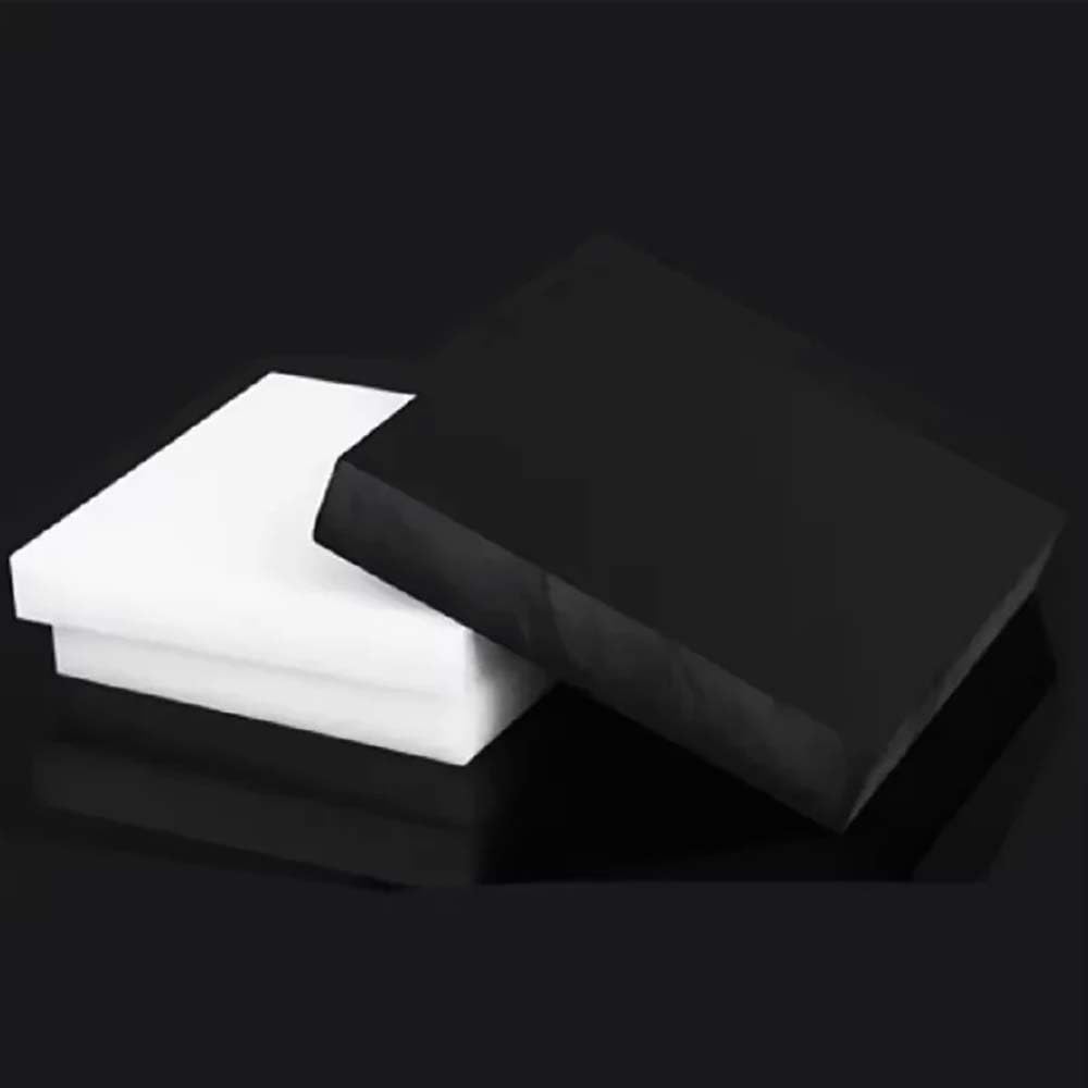 Schwarze/weiße POM-Platte 100x100mm, 3-60mm Dick - Technische Kunststoffplatte For CNC-Fräsen, DIY-Handwerkzeugteile Und Modellbau (1 Stück)(White,60x100x100mm)