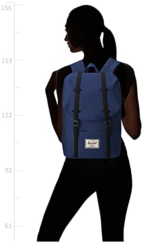 Image of Herschel Retreat Backpack, Eclipse Crosshatch /Black Rubber, Classic 19.5L