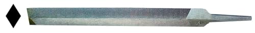Lima para sierras rombicas, con diseño ergonómico, material resistente, ideal para afilar y mantener herramientas de corte.