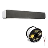 Polk Audio Signature Elite ES35 Center Channel Speaker Cable Bundle (White)