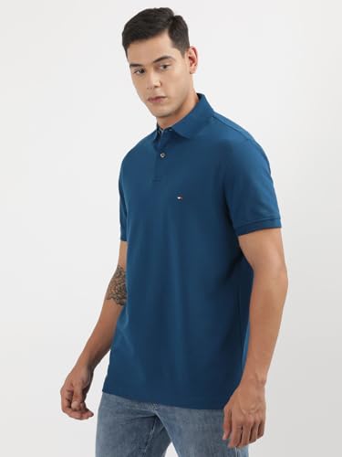 Image of Tommy Hilfiger Men's Cotton Regular Fit Polo T-Shirt