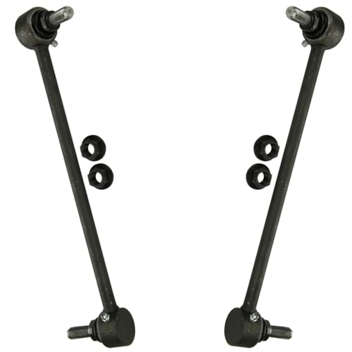 Image of Detroit Axle - AWD 4pc Front Control Arms Kit for Mercedes-Benz C230 C250 C300 C350, 2 Upper Control Arms w /Ball Joint 2 Sway Bar End Links Replacement