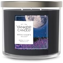 Yankee Candle Mid Summer's Night Scented Candle, 14.5oz 3-Wick Candle Jar with up to 40 Hours Burn Time, Giftable