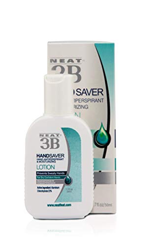 Neat Feat 3B Hand Saver Antiperspirant and Moisturizer Lotion for Hands, 1.7 Fl Oz