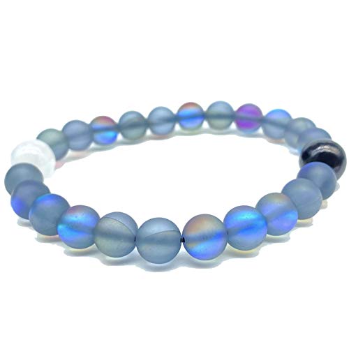 [ABCgems] (���G�l���M�[ �A�z�u���X���b�g - ���V�A - �J�����A�� �V�����K�C�g & �����b�R ���C���{�[ �Z���i�C�g) �O���[ �~�X�e�B�b�N �I�[�� �N�H�[�c 8mm ���炩�ȃ��E���h�W�F���X�g�[�� �q�[�����O�G�l���M�[�r�[�Y