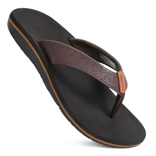 Image of AEROTHOTIC Beach Sandals for Woman Non Slip Flip Flops Quick Dry Slippers