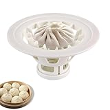 Baozi Maker Maschine, Dumpling Maker Pelmeni Maker, Praktische Küchenhilfe Für Haushalt Und Reisen, Einfache Handhabung Für Anfänger Und Profis, 18x18x9cm White
