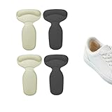4Pcs Heel Grippers for Loose Shoes,Heel Pads for Shoes That are Too Big,Self-Adhesive HeelGrips with Cushioning,Pain Relief & Anti-Slip Design,Inserts to Make ShoesFit Tighter for Men & Women.