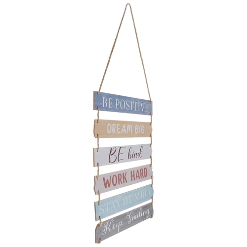 Placa inspiradora y creativa SECFOU letrero de madera interior 2