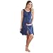 Baby Be Mine 3 in 1 Labor/Delivery/Nursing Hospital Gown Maternity, Hospital Bag Must Have (S/M, Navy Blue)