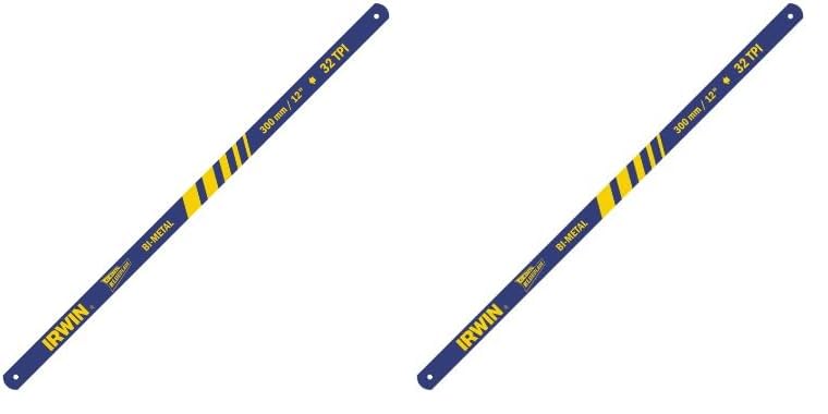 IRWIN 10504525 - Hoja para arco de sierra Bi-Metal 32 TPI, 12 pulgadas/300 mm, 2 uds. (Paquete de 2)