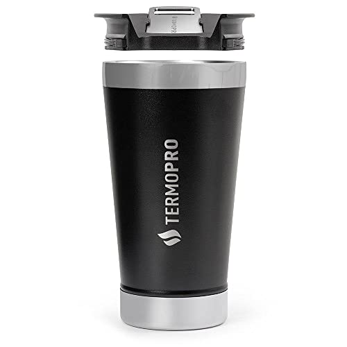 Copo Térmico com Tampa e Abridor Preto 500 Ml Termopro