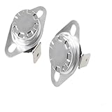 KSD303 Thermostat mit manueller Rückstellung, 10 A, 250 V, Metallgehäuse, NC/NO-Optionen for präzise Regelung, 85 °C