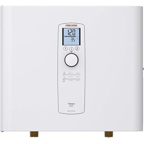 Stiebel Eltron Tankless Water Heater – Tempra 24 Plus – Electric, On Demand Hot Water, Eco, White, 20.2 Cover