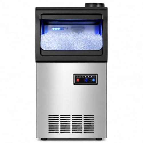 Image of SOZT Nugget Ice Maker Machine, 100LBS /24H, 25LBS Capacity