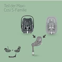 Maxi-Cosi Pebble S i-Size, Babyschale, 0–15 Monate, 0–13 kg, 40–83 cm, leichter i-Size Kindersitz, Click&Go-Installation, G-CELL Seitenaufprallschutz, Sitzverkleinerer, Tonal Graphite – Ansicht 9