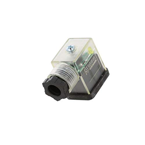 Connecteur de soupapes mâle format B 11mm femelle 24V pour électrovanne industrielle