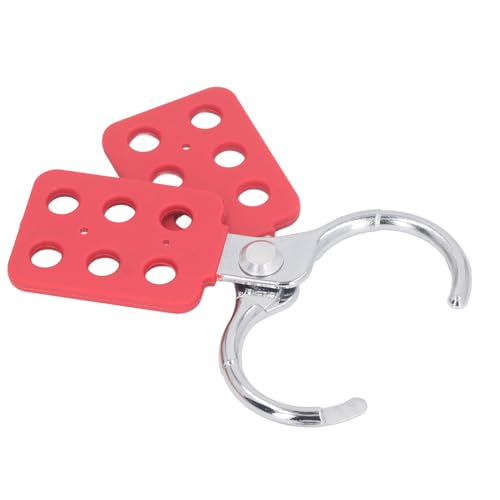 Hasp de sécurité lockout tagout interlock à 6 trous avec mâchoire 38mm - 8