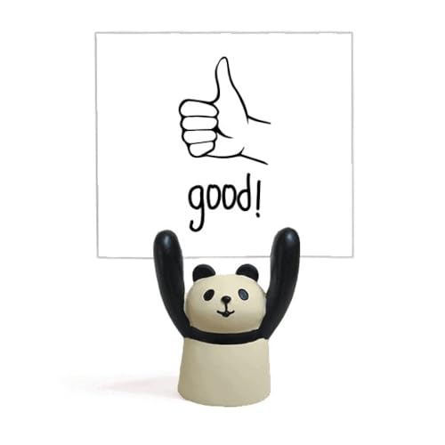 Support pour mémo personnalisé pouce noir pince papier et mémo