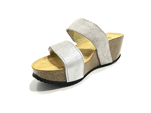 Plantas ELICE Ciabatte Donna BIRK Zeppa Media