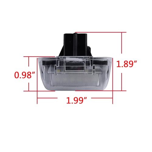Kit luces para matrícula Ford Transit Tourneo MK4 MK5 accesorios coche 3