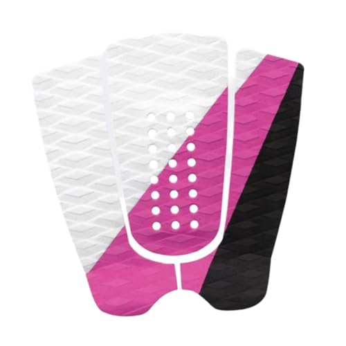 Vaveren 3 Pieces Surfboard Traction Pads Foot Deck Grip Pad Surfing Padding Deck Traction Pad for Shortboard Standup Paddleboard