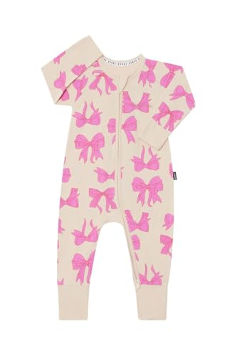 Bonds Baby Zippy Wondersuit - Bow-Tiful Bows Pink