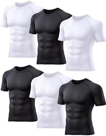 TELALEO Mens 2 in 1 Running Shorts Workout Training Athletic 5" Gym Double Layer Short with Zipper Pockets