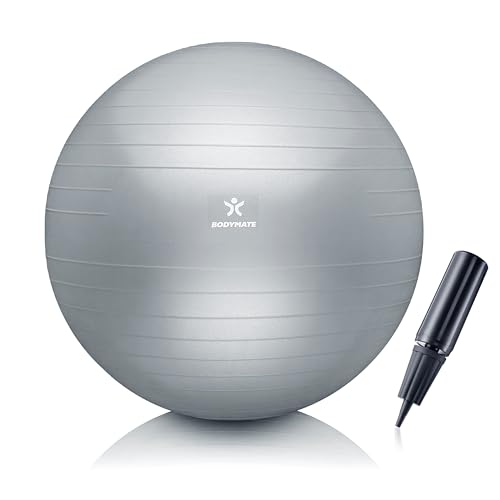 BODYMATE Gymnastikball Sitzball Trainingsball mit GRATIS E-Book inkl....