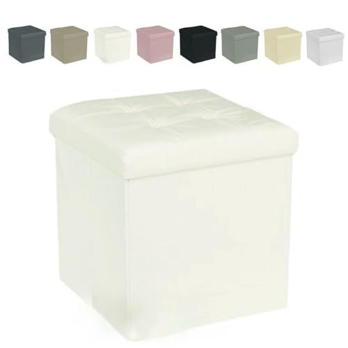 Luga PUFF POUF CONTENITORE QUADRATO ECOPELLE PANCA...