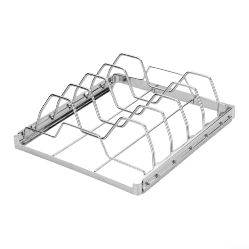 Stainless Steel Foldable BBQ Grill Rack for Ribs and Steak,