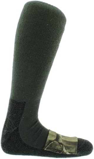 Miniatura 4 de Heat Factory Calcetines a media pantorrilla con bolsillos calentadores de calor para pies, roble musgosooliva