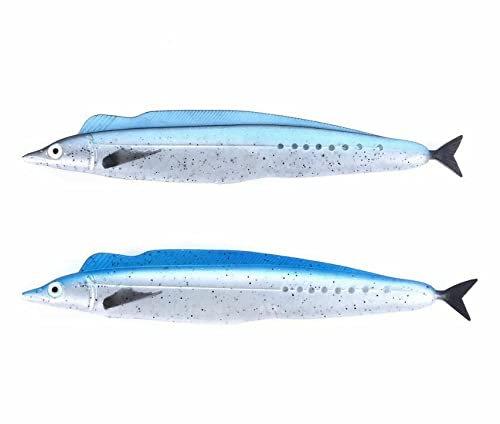 Marca: Hengjia HENGJIA Artificial Large 32cm 72g Big Game Tuna Deep Sea Soft Fishing Lure Minnow (Model: 1 Pack)