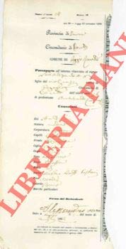  Passaporto per l\'interno.