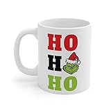 Diseño superior. Taza de café navideña, taza de Grinch, taza de felices fiestas, taza de Coco de feliz Navidad, taza de Let \'S Visit Whoville con asa, taza de café reutilizable de cerámica aislada, taza de viaje de ca