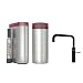 Produktbild Fusion Square Quooker Reservoirs Combi und Cube Sofort-Kochend-Wasserhahn (schwarz)