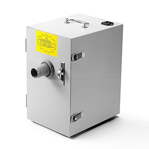 LBMED Aspirateur Dentaire, Absorbeur De Fumée Industriel avec Conception À Turbine Unique, Puissance D'aspiration Réglable Et Débit Maximum 70m³/H, Effet...